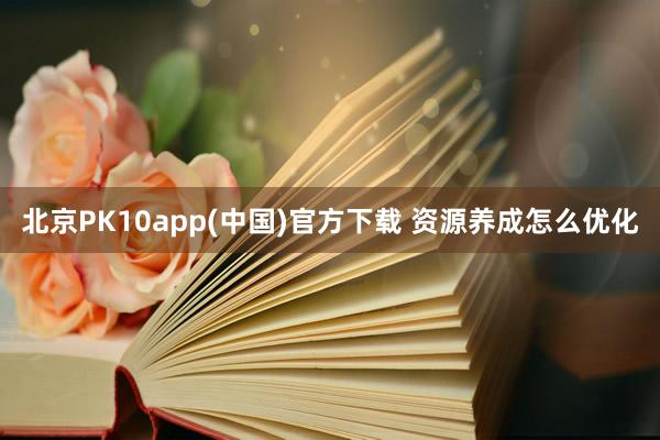 北京PK10app(中国)官方下载 资源养成怎么优化