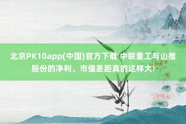 北京PK10app(中国)官方下载 中联重工与山推股份的净利、市值差距真的这样大!
