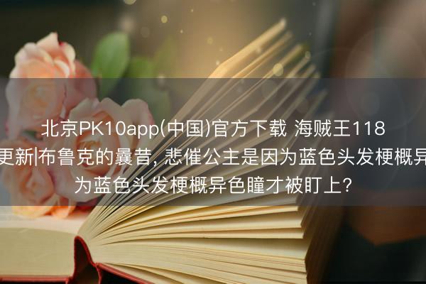 北京PK10app(中国)官方下载 海贼王1183话第二次谍报更新|布鲁克的曩昔， 悲催公主是因为蓝色头发梗概异色瞳才被盯上?